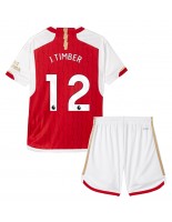 Arsenal Jurrien Timber #12 Kotipaita Lasten 2023-24 Lyhythihainen (+ shortsit)
